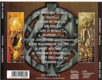 Crematory : © 1995 ''Illusions'' (Massacre Records MASS CD 080) 