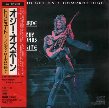 Ozzy Osbourne : © 1987 ''Tribute'' (1st press.CBS.42DP 733.SONY.Made in Japan)