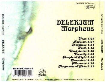 Delerium - Morpheus (by Delija) 1989