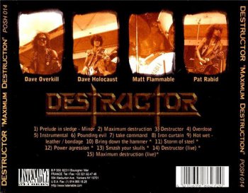 Destructor - Maximum Destruction 1985