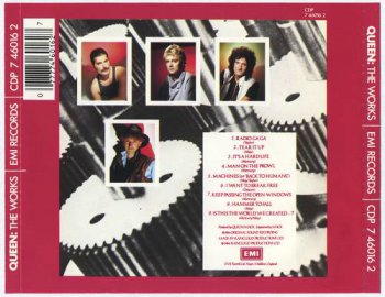 Queen : © 1984 ''The Works'' (1st.press. UK.Holland, EMI, CDP 7 46016 2, 1986)