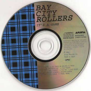 Bay City Rollers : © 1977 ''It's A Game'' (The First Japanese Edition On CD,1992,Arista Records.BVCA-2043)