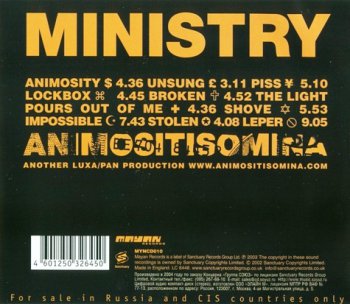 Ministry "Animositisomina" 2003 г.