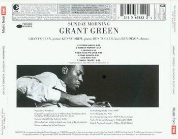 Grant Green : 1961 © 2005 ''Sunday Morning'' (Blue Note)