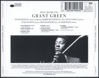 Grant Green : 1963 © 1999 ''Idle Moments'' (Blue Note)