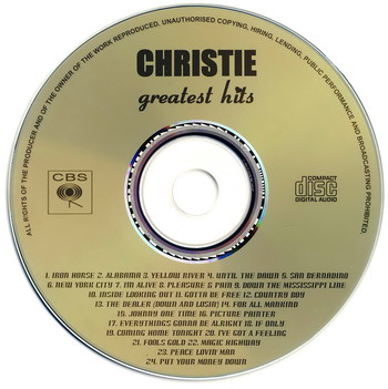 Christie © - 2009 Greatest Hits