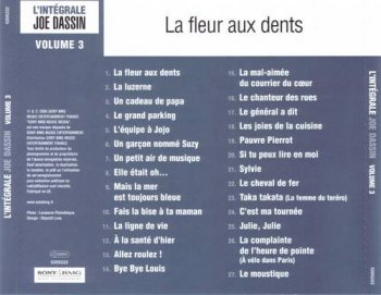 Joe Dassin : 2005 © Vol 3 - ''La Fleur Aux Dents'' (Sony.BMG.France)