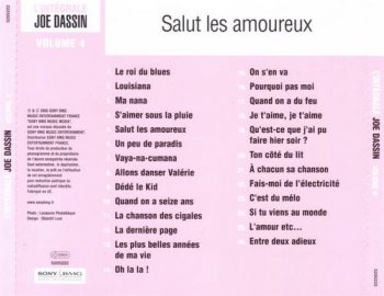 Joe Dassin : 2005 © Vol 4 - ''Salut Les Amoureux'' (Sony.BMG.France)