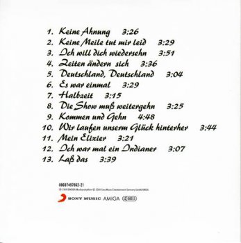 Puhdys : © 2009 ''Lieder fur Generationen (33 CDs Box Set)'' (Sony Music Entertainment Germany GmbH | Amiga)