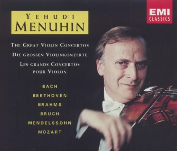 Yehudi Menuhin - The Great Violin Concertos (3CD Box Set EMI Classics) 1991