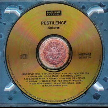 Pestilence (Nld) - Spheres (Golden Disc, Limited Edition) 1993, Re-Released 2007
