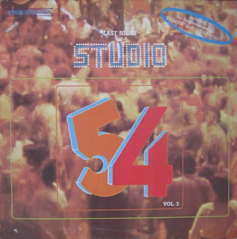 VARIOUS - STUDIO 54 Vol.3 (8 non stop hits) (Derbi - DBR 20250, VinylRip 16/44) 1981