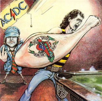 AC/DC - Dirty Deeds Done Dirt Cheap (Albert Production / CBS Records Non-Remaster Australian 2nd Press 1989)