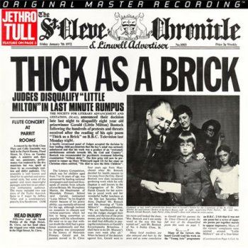 Jethro Tull - Thick As A Brick (MFSL LP VinylRip 16/44) 1972