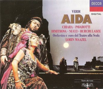 Verdi: Orchestra della Scala di Milano / Lorin Maazel conductor - Aida (3CD Set Decca Records) 1989