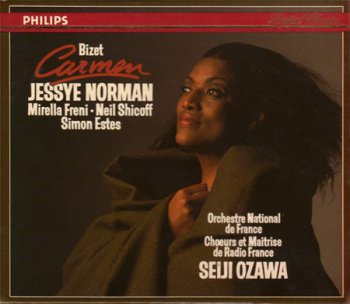 Bizet: Orchestre National De France / Seiji Ozawa conductor - Carmen (3CD Set Polygram Records) 1989 