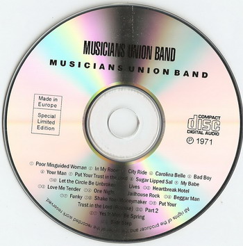 Musicians Union Band © - 1971 Musicians Union Band