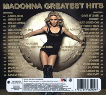 Madonna - Greatest Hits [Star Mark], 2CD (2008)
