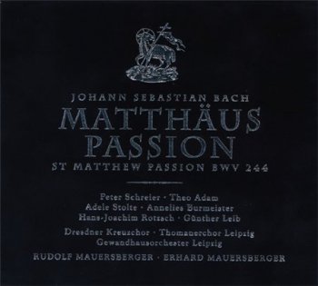 Johann Sebastian Bach - Matth&#228;us Passion / St. Matthew Passion BWV 244 (3CD Box Set Berlin Classics) 2005