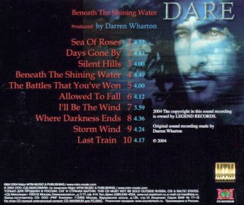 Dare - Beneath The Shining Water (2004)