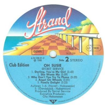 Secret Service - Oh Susie – 1979 [LP][Vinyl - RIP 24/96]