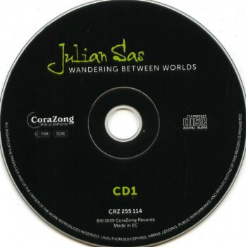 Julian Sas ©2009 - Wandering between Worlds (2CD)