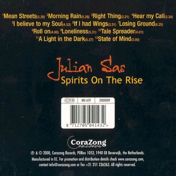 Julian Sas ©2000 - Spirits on The Rise