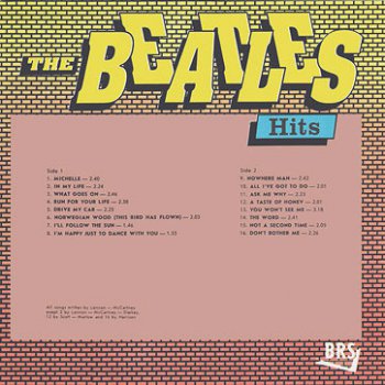 The Beatles – THE BEATLES HITS (label unknown [listed as BRS] A90–00827-28, Vinyl Rip 24bit/48kHz) (1991)