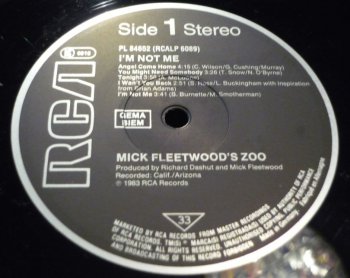 Mick Fleetwood's Zoo ©1983 - I'm not Me (LP/CD)