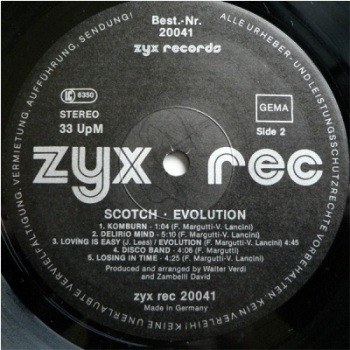 Scotch – Evolution – 1985 [LP] [Vinyl-Rip, 24Bit/96kHz]