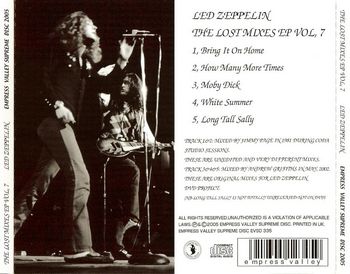 Led Zeppelin - The Lost Sessions Vol. 7 (bootleg)