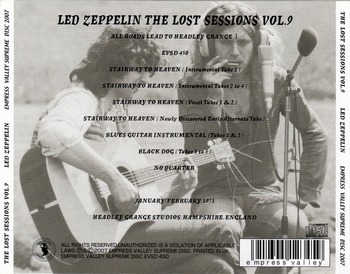 Led Zeppelin - The Lost Sessions Vol.9  2007 (bootleg)