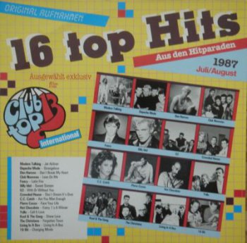 Various - 16 Top Hits (Juli / August) (Gema 13 397 5, Vinyl Rip 24bit/48kHz) (1987)