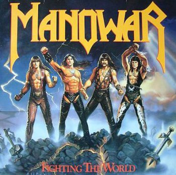 Manowar - Fighting the world [Atlantic Recording Corporation Ger. LP Vinyl Rip 24/96] 1987