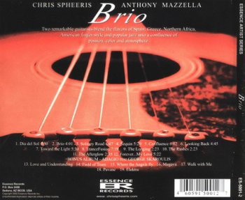 Chris Spheeris and Anthony Mazzella - Brio (2002)