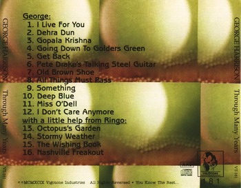 George Harrison - Through Many Years 1999