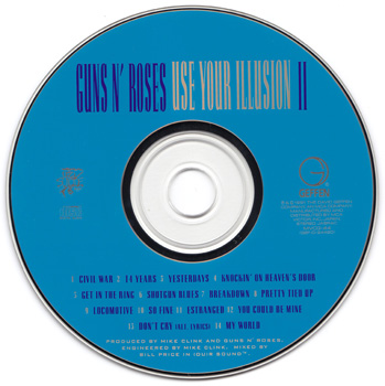 GUNS N' ROSES: Use Your Illusion II (1991) (1st press, Japan, MCA Victor MVCG-44)