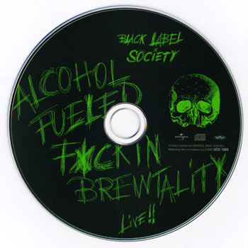 BLACK LABEL SOCIETY: Alcohol Fueled F#ckin Brewtality (2001) (Japanese 1st Press, UICE-1008)