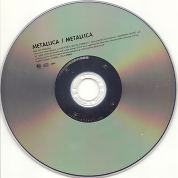METALLICA: Metallica (1991) (Japanese SHM-CD Limited Reissue 2010)