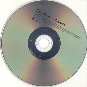 METALLICA: Kill 'Em All (1983) (Japanese SHM-CD Reissue 2010)