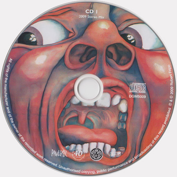 KING CRIMSON: In The Court Of The Crimson King (1969) (40th Anniversary Series, 2009)