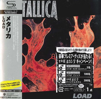 METALLICA: Load (1996) (Japanese SHM-CD Limited Reissue 2010)