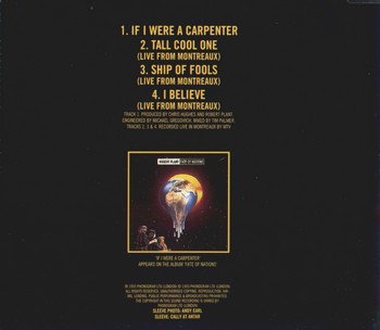 Robert Plant - If I Were A Carpenter (CD single) 1993
