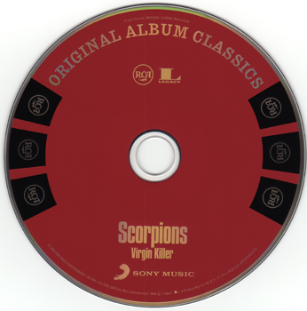 SCORPIONS: 3 Original Album Classics (Box Set 2010) -  In Trance 1975, Virgin Killer 1976, Taken By Force 1977