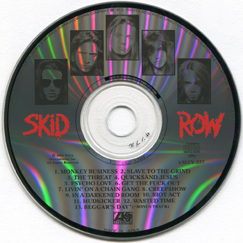 SKID ROW: Slave To The Grind (1991) (Japan, Atlantic-MMG AMZY-257)