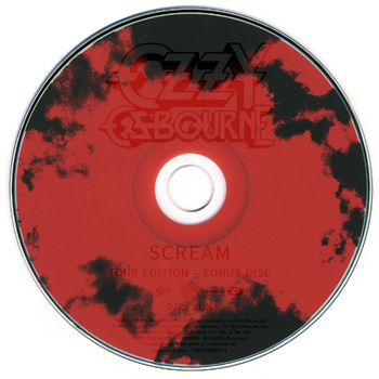 OZZY OSBOURNE: Scream (2010) (Tour Edition, Double CD, Epic 88697786822) CD#2 (Bonus CD)