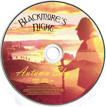 BLACKMORE'S NIGHT: Autumn Sky (2010) (SHM-CD, Japan, UICO-1192)