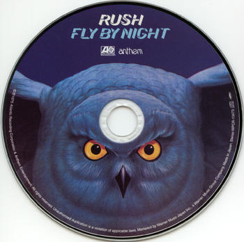 RUSH: Fly By Night (1975) (2009 SHM-CD, Japan Mini LP Edition, WPCR-13473)