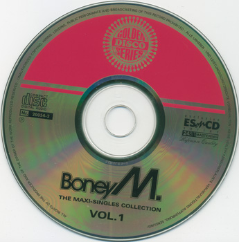 BONEY M: The Maxi-Singles Collection, Volume 1 (2005) (ESCD 20054-2)