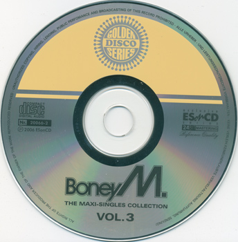 BONEY M: The Maxi-Singles Collection, Volume 3 (2006) (ESCD 20066-2)